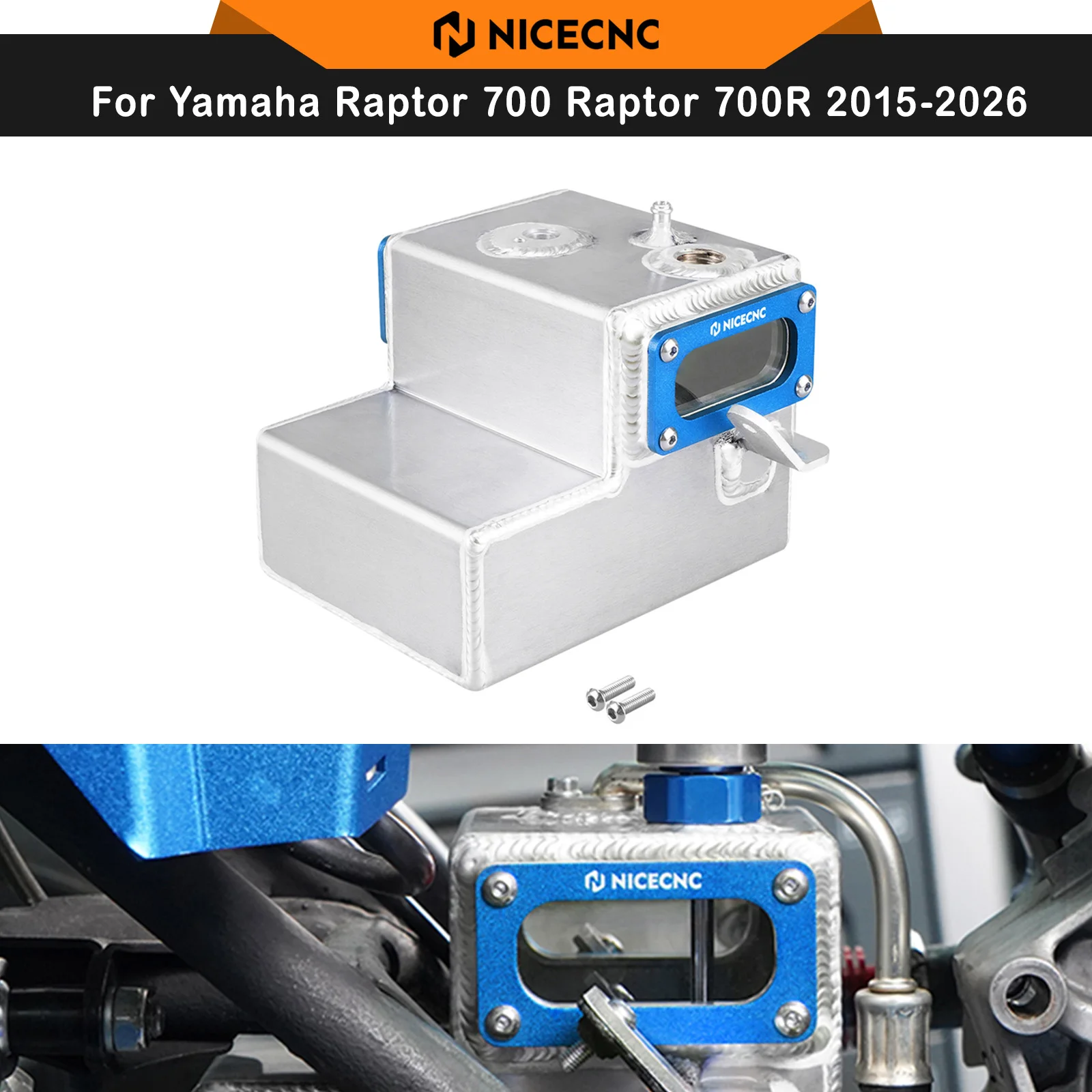 NICECNC For Yamaha Raptor 700 2015-2026 Oil Tank Cooler For Yamaha Raptor 700R YFM700RSE 1S3-21750-10-00 ATV Accessories