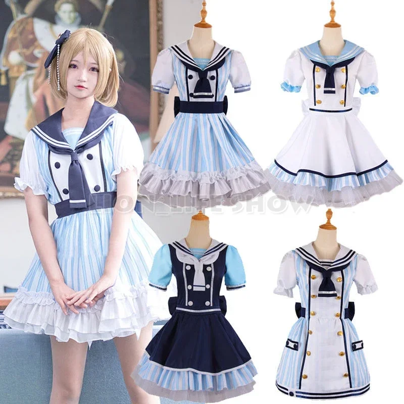 

FC6Love Live Lovelive Umi Kotori Nico Rin Eli Pirate Cosplay Costume Sailor Dress@FC8！