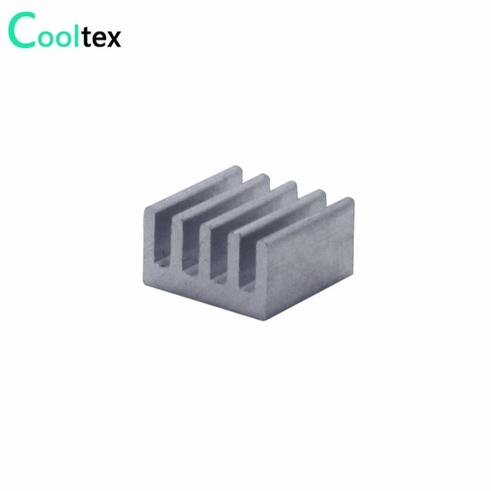 50 sztuk wytłaczany radiator aluminiowy 8.8x8.8x5mm radiator do chipa elektronicznego VGA RAM LED IC radiator COOLER chłodzenie