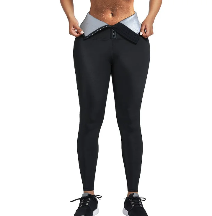 Pantaloni Fitness con cintura in vita alla moda e rassodamento addominale allenamento e sollevamento dell'anca pantaloni da Yoga pantaloni attillati che inducano il sudore