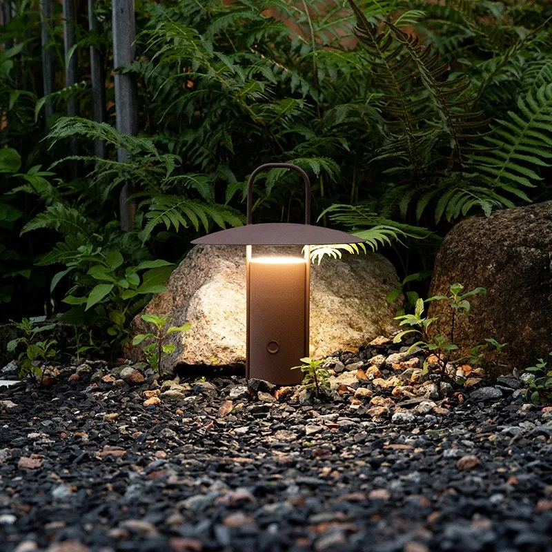 Nordic USB Charging LED Table Lamp Portable Bedside Light for Bedroom Kitchen Outdoor Camping Modern Design Indoor Outdoor Use