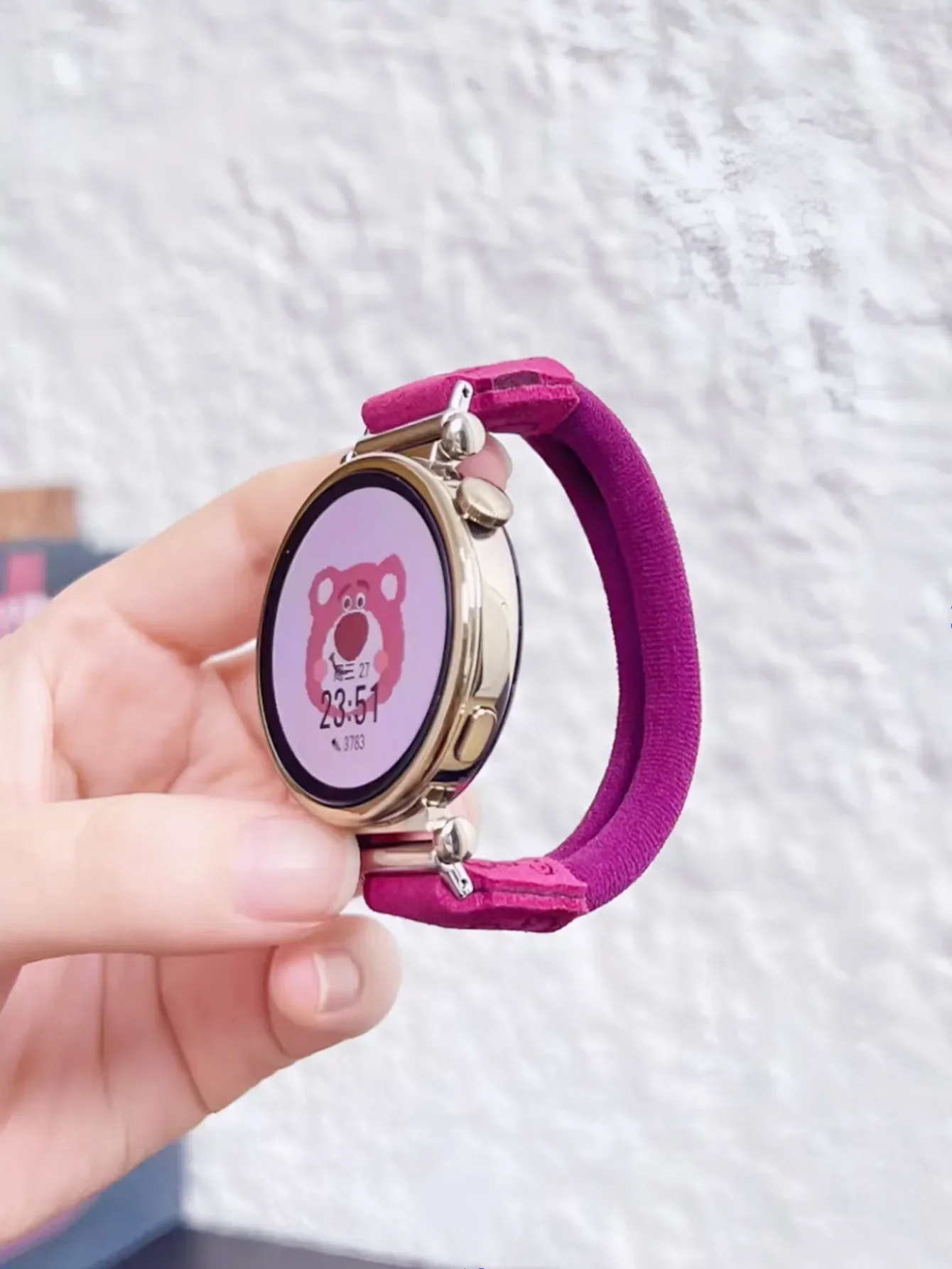 18 20 22mm Elastic Scrunchie Strap for Samsung Galaxy Watch 7 6 5 4 3 Active Cute Dog Fabric Loop for Huawei GT 4 5 Amazfit GTR