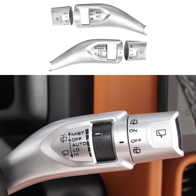 

Car Gear Lever Protective Cover Fit for Haval H9 2024 Modified Auto Shift Lever Decorative Cover Car Interior Accessories