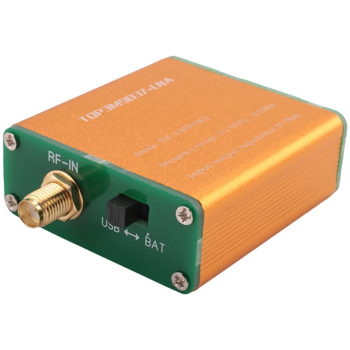 100K-6GHz All Band Amplifier HF FM VHF UHF RF Preamplifier High Linearity Ultra-Low Noise Gain Amplifier ZZM