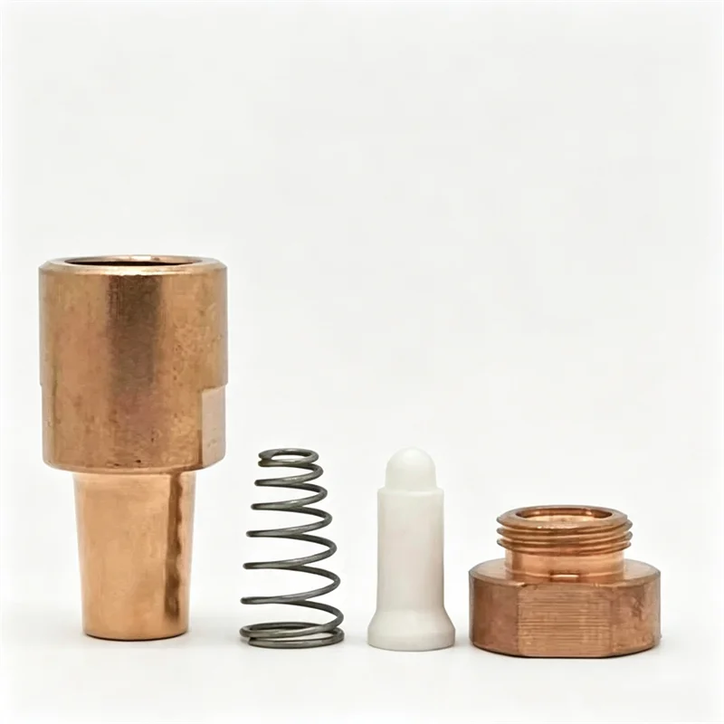 Spot Welder Nut Lower Electrode Projection Welding Chromium Zirconium Copper Electrode Cap Locating Pin Ceramic Locating Core M6
