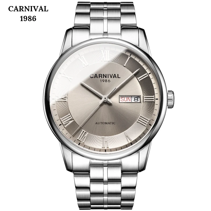 

Carnival Brand IW High-End MIYOTAO Movement Mechanical Watch Men Stainless Steel Waterproof Luxury Sapphire Automatic Watch Mens