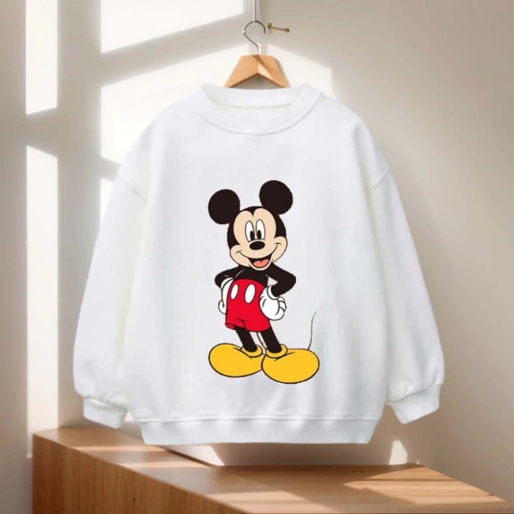 

Повседневные пуловеры Disney для младенцев, классические коньки с Микки, Дональд, модный дизайн с ромашками, хлопковая одежда для малышей, верхний выбор для детской одежды
