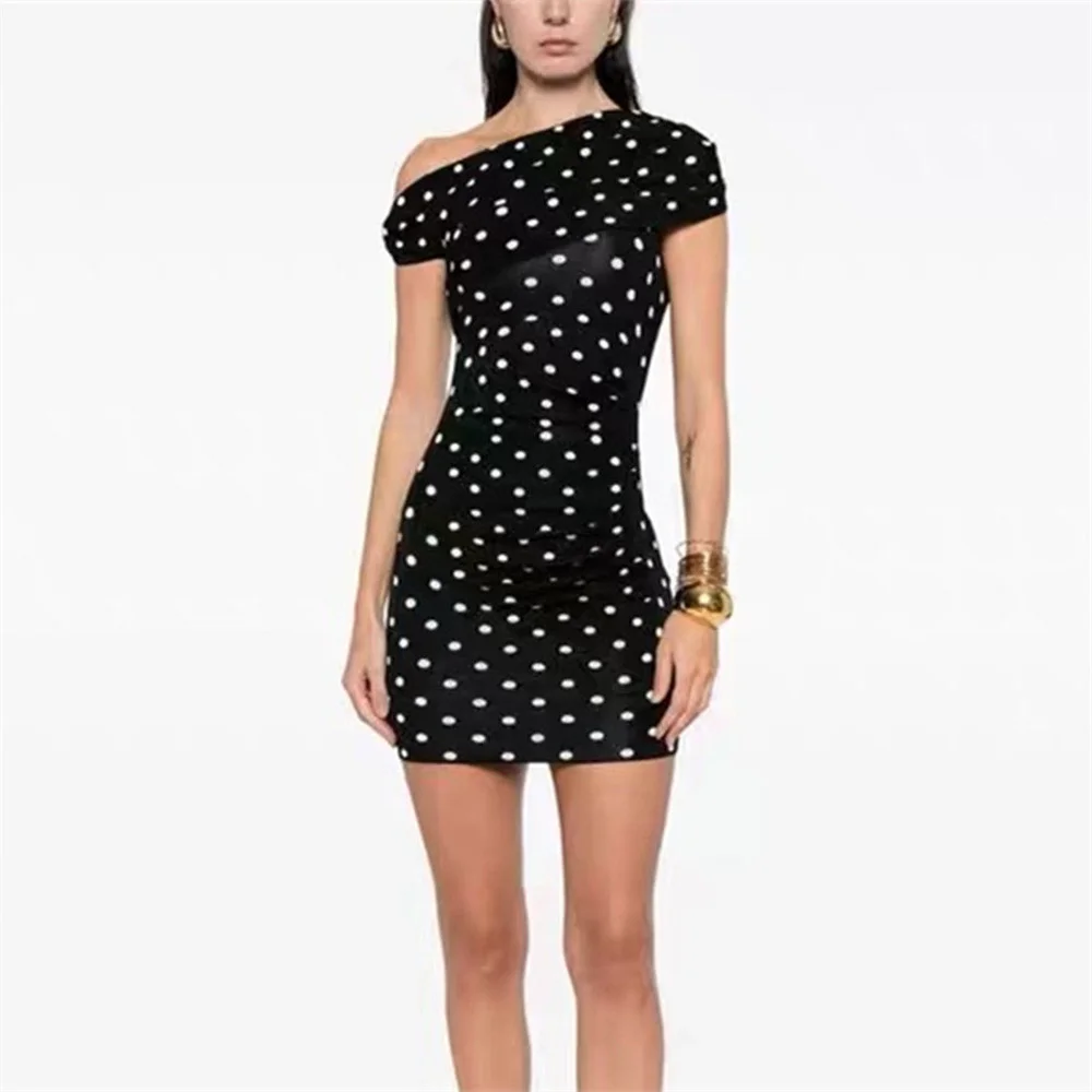 

2026 Summer Women's Fashion: Pleated Skirt, Stretch Bodice, Sexy Women's Strapless Dress, Y2K New Fashion Party Dress bra