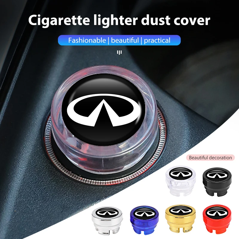 Автомобильный прикуриватель, защитный чехол для кнопки, пылезащитный колпачок для Infiniti QX50 QX30 QX60 G25 JX35 FX35 FX37 FX50 EX35 EX25 EX37