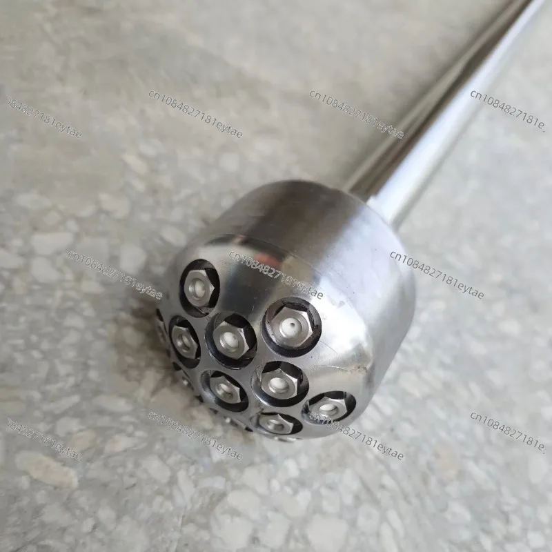 High pressure stainless steel dredging sewage pipe cleaning nozzle Spraying stainless steel ceramic nozzle