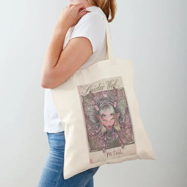 

Spider Web Portals Tote Bag Custom bag Women's shopper sacs de shopping tote bags aesthetic