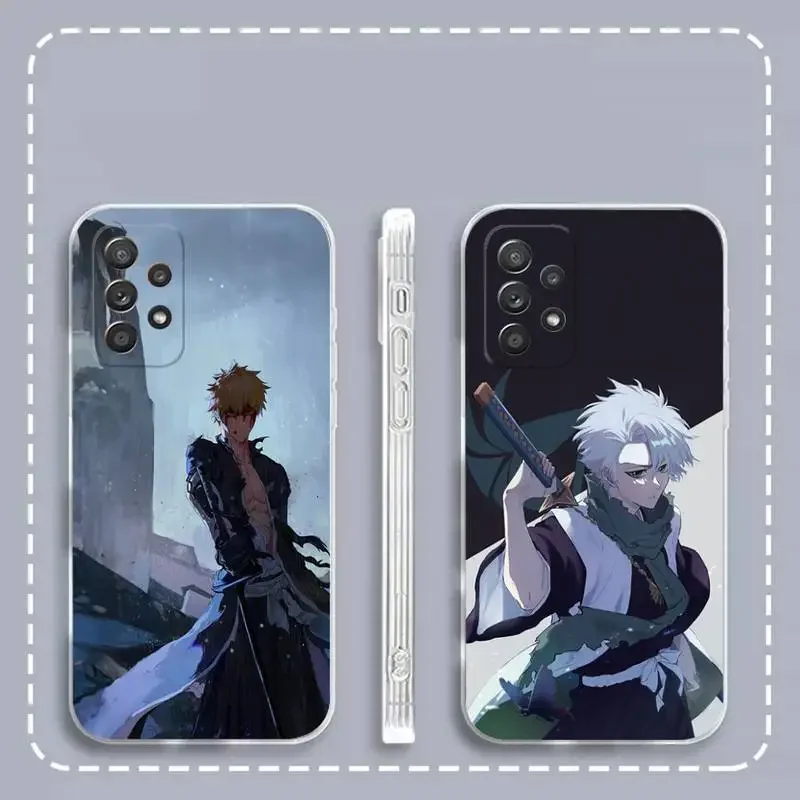 B-BLEACH Blood War Phone Case For Samsung Galaxy S 23 22 21 20 10 9 8 7 6 Plus Ultra Edge lite Transparent Soft Silicone Cover