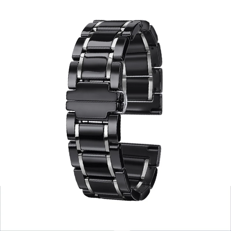 Correa de cerámica para blackpain Fifty Fathoms, pulsera de Barracuda de 20mm y 23mm, 22mm, 5015, 5015D, 5008