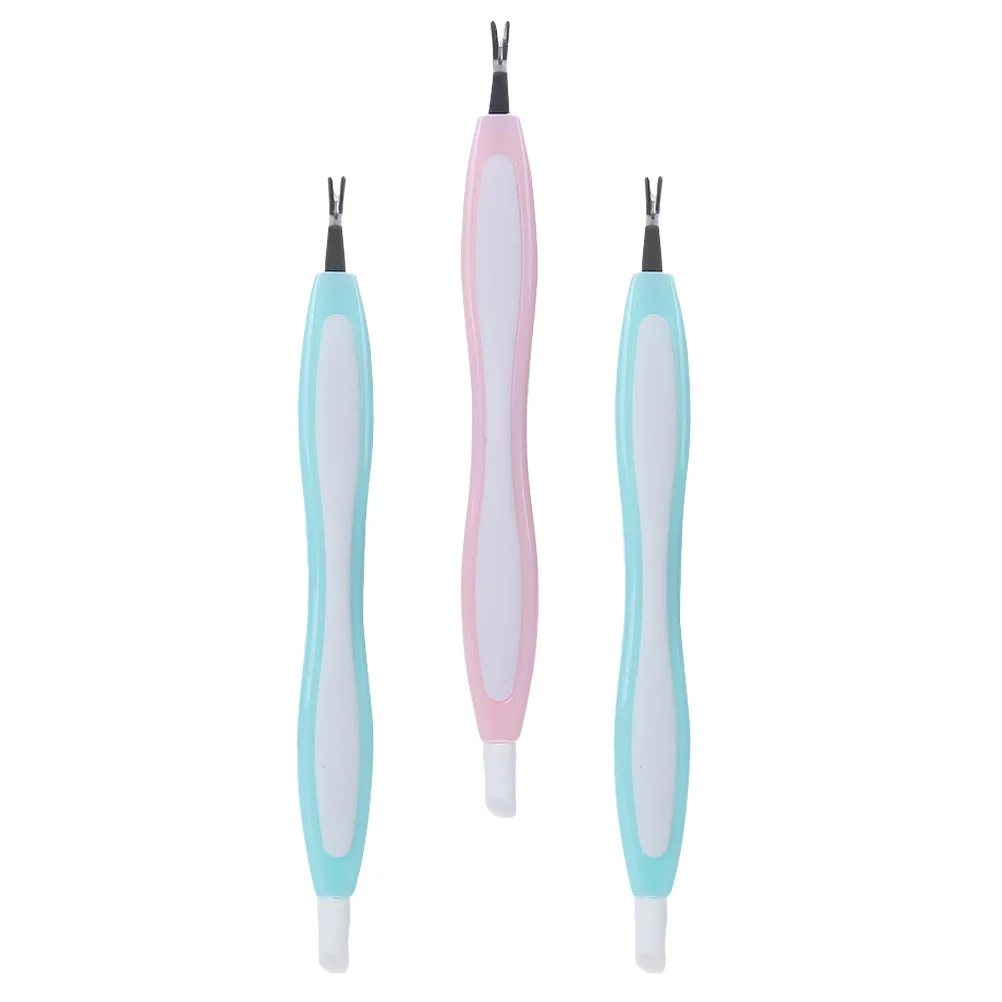 

3Pcs Stainless Steel Nail Dead Skin Removal Fork Cuticle Peeler Scraper Nail Art Manicure Pedicure Tool Dead Skin Fork
