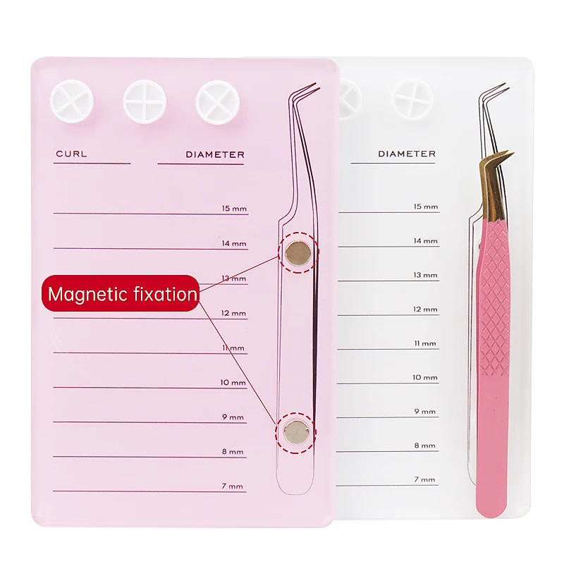 1 stücke Magnetische Wimpern Saug Platte Halter Palette Kleber Palette Wimpern Acryl Bord Pfropfen Falsche Wimpern Werkzeug Make-Up Zubehör