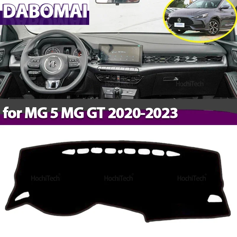 Auto-Armaturenbrett-Abdeckung, vermeiden Sie Lichtpolster, Instrumententafel-Matte, Teppiche, rutschfeste Armaturenbrett-Abdeckung für MG 5 MG5 MG GT 2020 ~ 2023