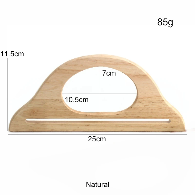 مقبض خشبي لصنع حقائب اليد ، إطارات محفظة مصنوعة يدويًا ، أقواس خياطة ، مقابض ذاتية الصنع ، حقائب ، 4 ألوان ، 25 * ، 2 * إكسسوارات