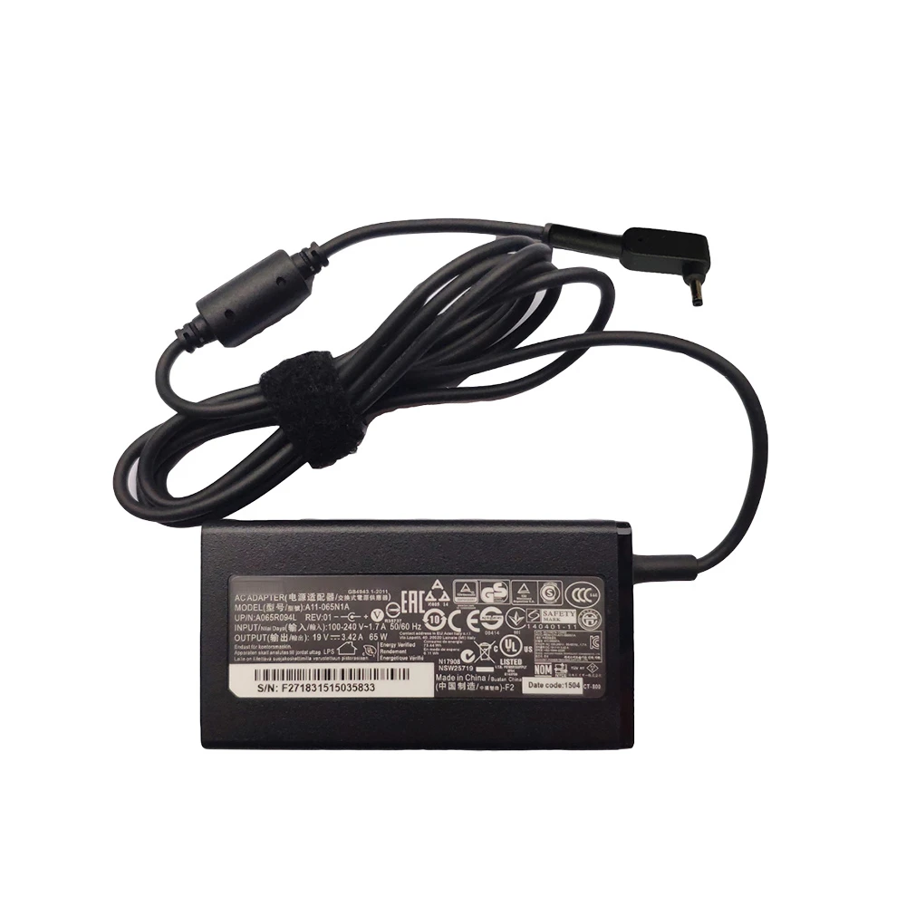 Imagem -03 - Original A11065n1a 19v 3.42a 3.0x1.1 mm Adaptador de Alimentação para Acer Sf31442 N19c4 Portátil Adp65de b