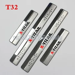 For Nissan X-Trail X Trail XTrail T32 T31 2008-2018 2019 2020 Stainless Door Sills Kick Plates Protector Car Styling Accessories