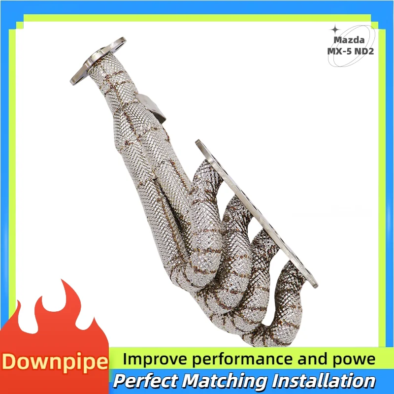 For Mazda MX-5 ND2 Car Accessories equal length head section exhaust system no cat downpipe Exhaust manifold