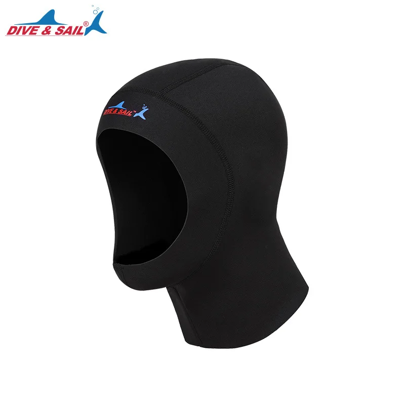 Men women DIVING 1mm Neoprene Scuba Diving Hood With Shoulder Snorkeling Equipment Hat Cap Winter Swim Warm Wetsuit Spearfishing