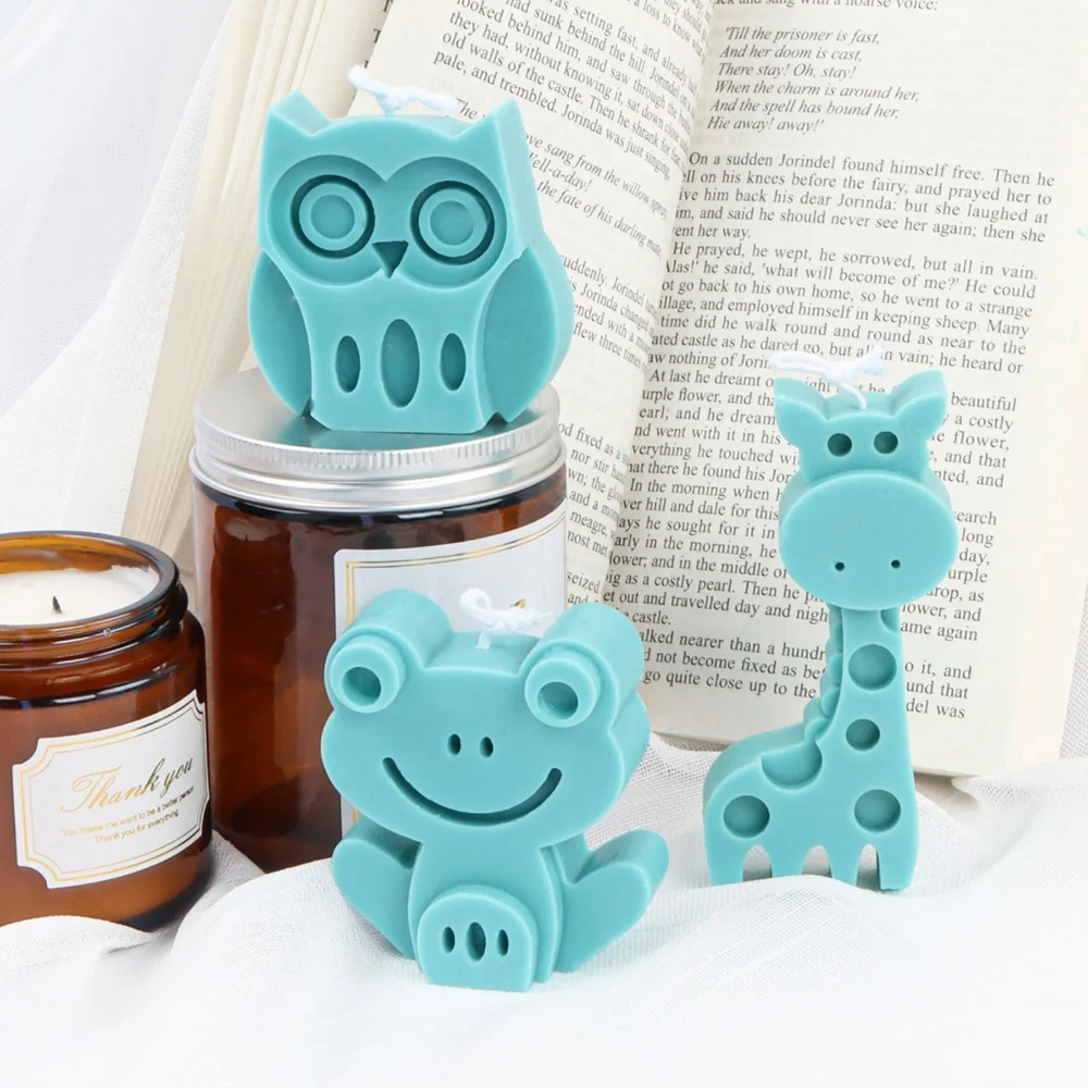 ABNH Animal Silicone Mold, DIY Silicone Candle Mold, 3D Mold (Giraffe)
