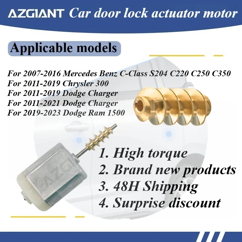 For 2011-2019 Chrysler 300/2011-2019 Dodge Charger AZGIANT FC-280SC-20150 BN707830 Car door lock motor New replacement parts OEM
