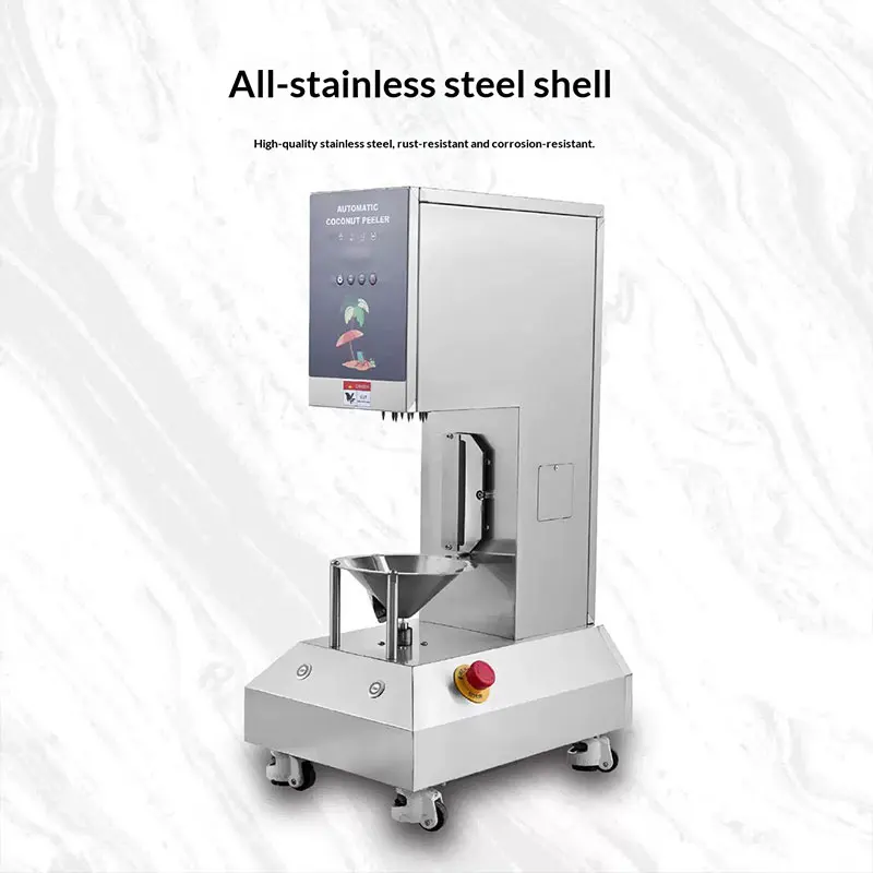 Coconut Peeling Machine Automatic Coconut Peeler Trimming Machine Coconut Dehusking Peeling Cutting Machine
