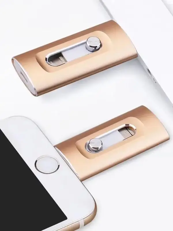 Flash Drive For IPhone & Type-C OTG USB 3.0 Memory Stick 4 in 1 Memory Stick The Ultra-fast Photo Stick Pen Drive 64GB 128GB 256