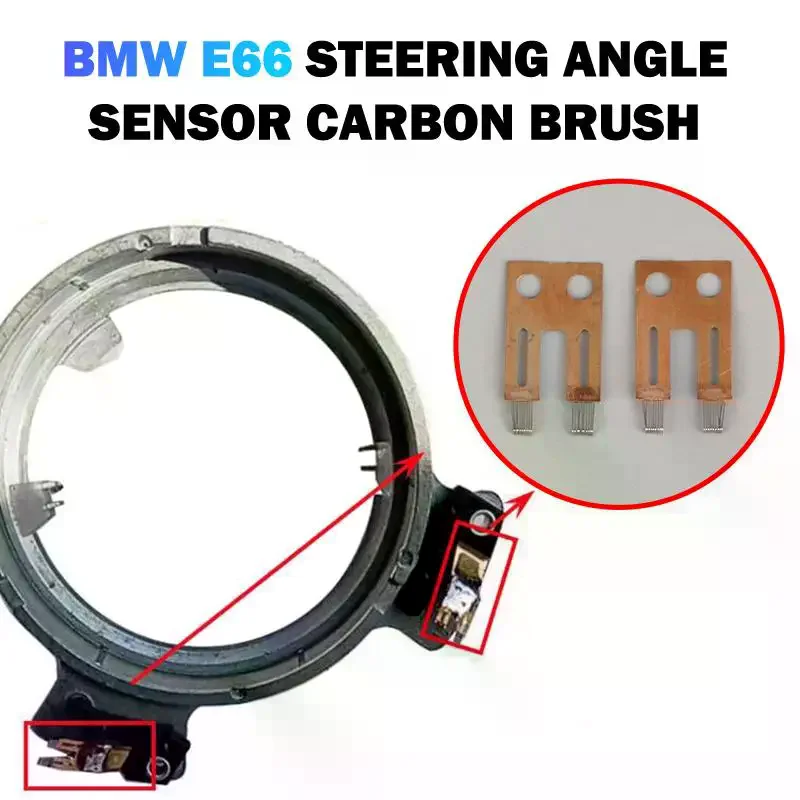 2Pcs For E65 E66 E60 730 740 530 7 Series Steering Column Switch Angle Sensor Contact Brush Repair Replacement Parts