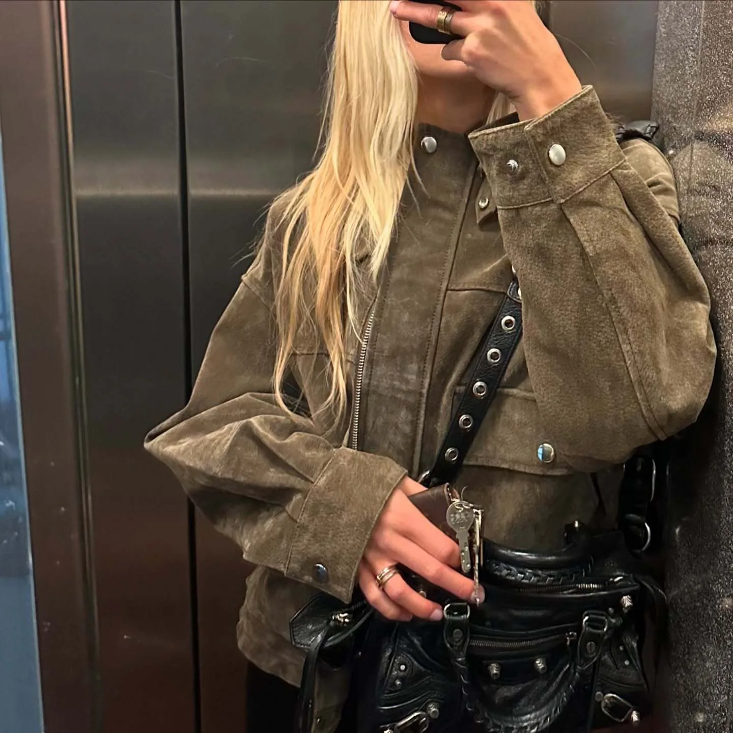 

2025 Autumn-Winter Women's New Street Pilot Lapel Jacket Coat