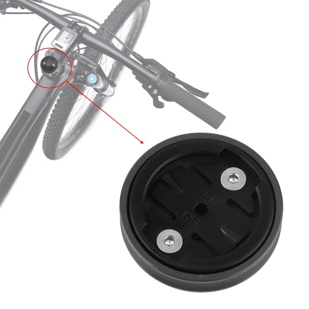 

Aluminum Alloy Bike Stem Top Cap Mount Lightweight Easy to install Stem Top Cap Computer Mount Fixed Mount