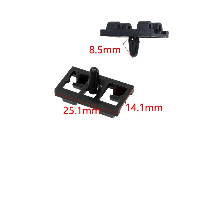 10pcs 51337008409 For BMW X5 E53 2000-06 3.0i 4.4i 4.6is 4.8is Car Door Seal Clip Weatherstrip Moulding Clamp Replacement Parts