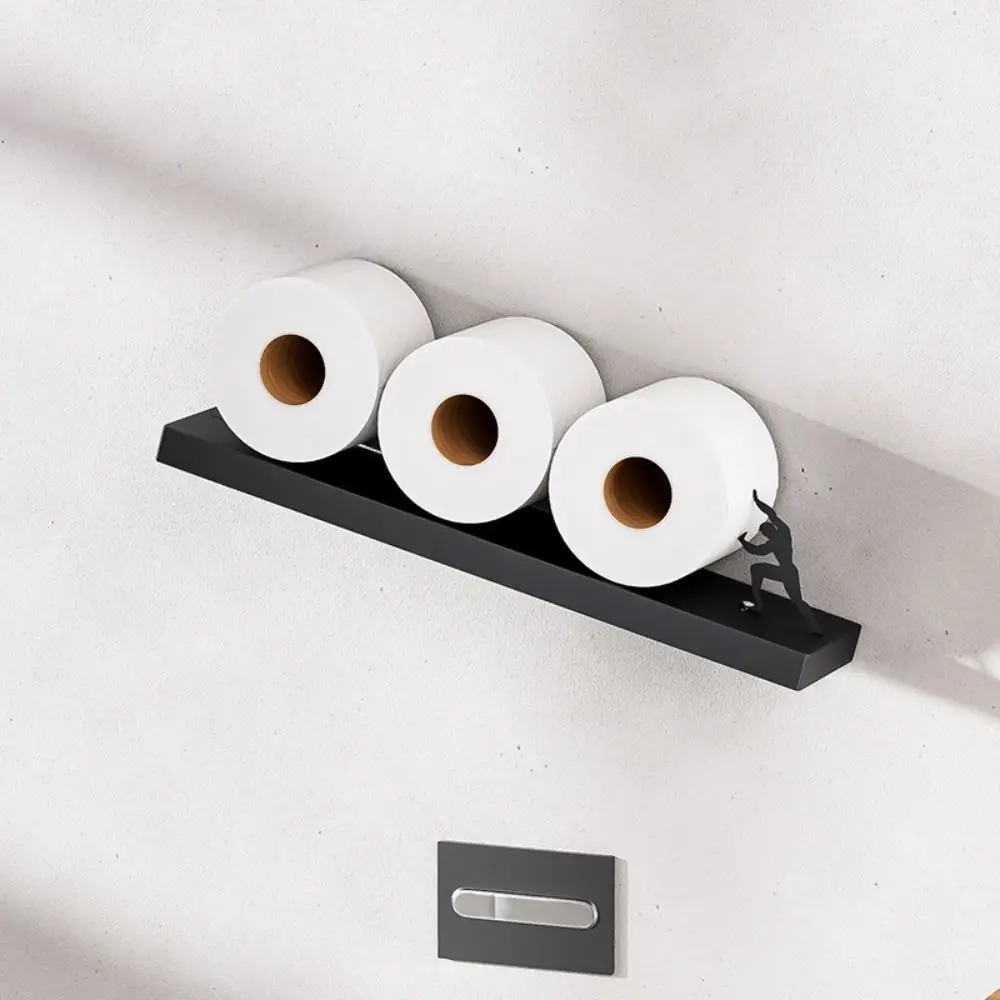 

Подставка для туалетной бумаги из нержавеющей стали Компактный дизайн Водонепроницаемый материал Настенный держатель для салфеток Многофункциональный