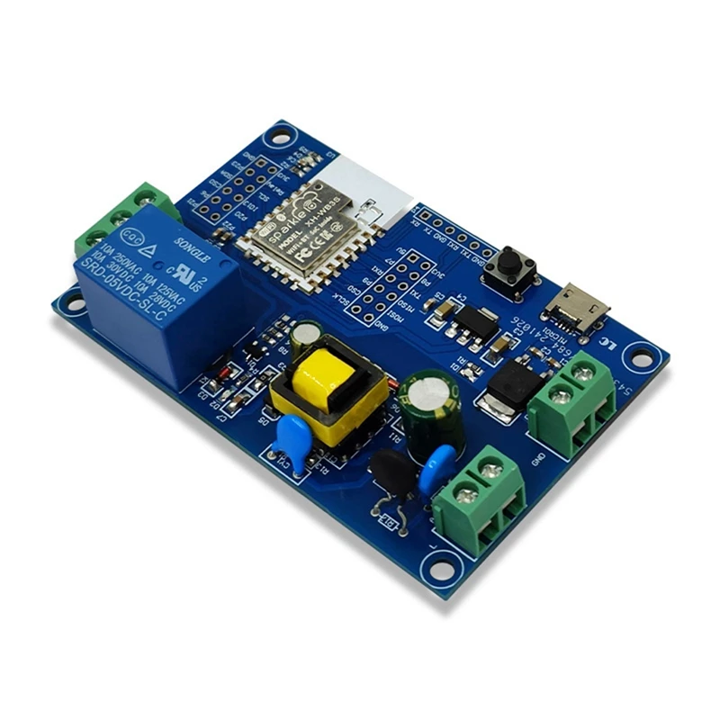 BK7238 WIFI บลูทูธรีเลย์โมดูลบอร์ดพัฒนาแหล่งจ่ายไฟ AC/DC สําหรับรีโมทคอนโทรลการใช้งานสมาร์ทโฮม