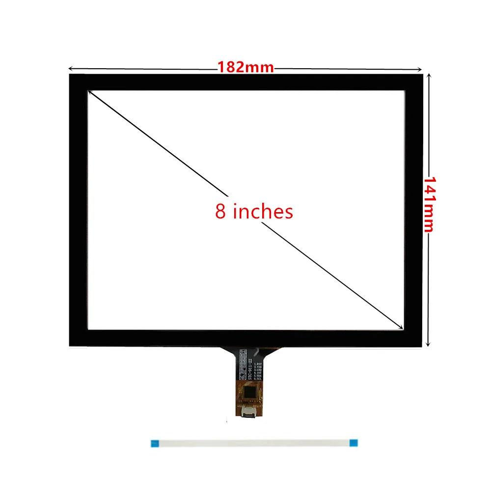 3.5/4.3/4/5/6/7/8/9 Zoll universeller kapazitiver Touchscreen-Digitalis ierer für Multimedia-Touchscreen-Glas für die Auto navigation