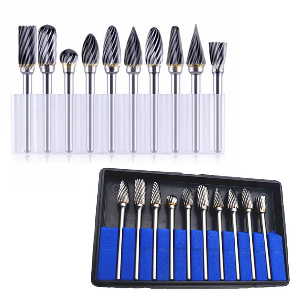 Carbide Burr Set 1/8