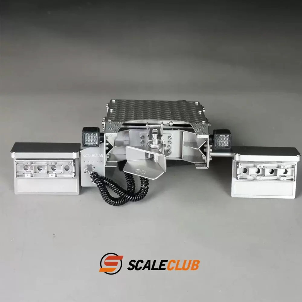 SCALECLUB Heavy-Duty European Truck Model Toy Metal Tail Beam Upgrade Part for Tamiya FH16 1/14 RC Truck Modification Accessory
