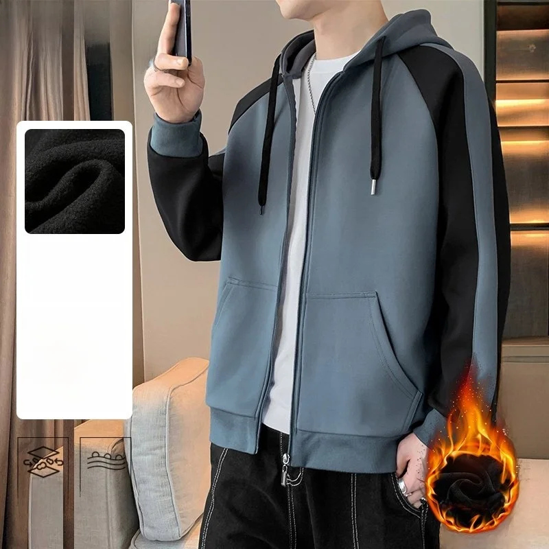 

TUCANO 2026 Весна Новинка Мужская толстовка-кардиган с капюшоном, повседневная тонкая осенняя кофта из полиэстера, теплая, с дизайнерским принтом