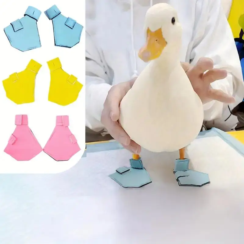Pet Supplies Duck Goose Shoes Pet Duck Cole Duck Feet Bird Boots Protective Shoes