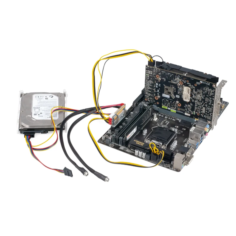 450W 24Pin 12V DC Input Peak 450W Output Realan Mini ITX Pico PSU DC ATX PC Switch DC-DC ATX Power Supply For Computer