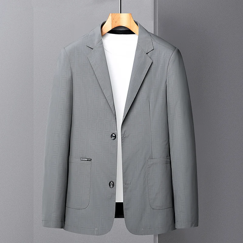 

2023 New Fashion Casual Suit Men's Senior Business Formal Single West Spring and Autumn Fashion Brand Suit Jacket Single Top