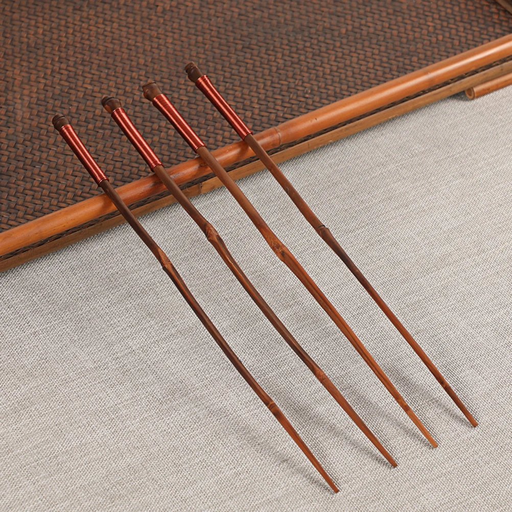 

Bamboo Chopsticks Japanese Kitchen Utensils Baby Cooking for Creative Long Portable