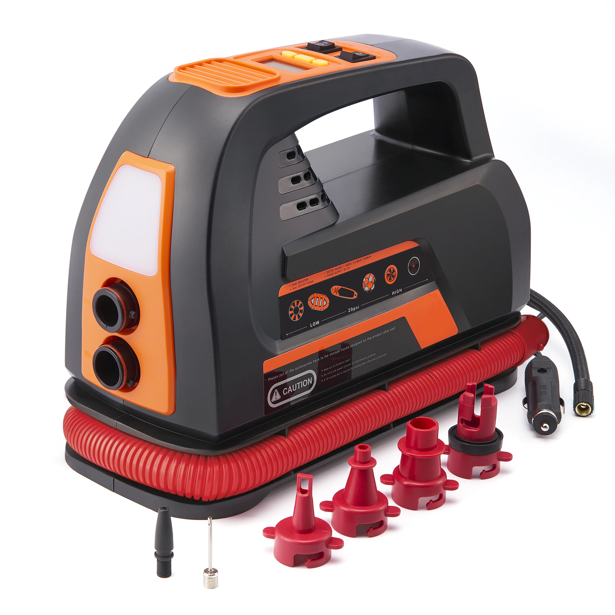 Qwinn （2026）hotHigh Pressure Paddleboard Pump DC Car ConnectorFast Portable SUP Air Pump Car Connector