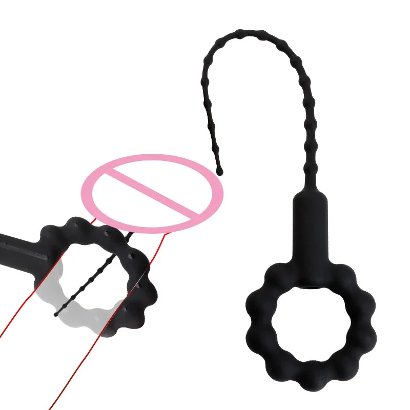 سحب حبة الحصان العين توسع القضيب إدراج قضيب حشفة المكونات القسطرة مثير الكبار رجل الأدوات القذف مجرى البول محفز #5