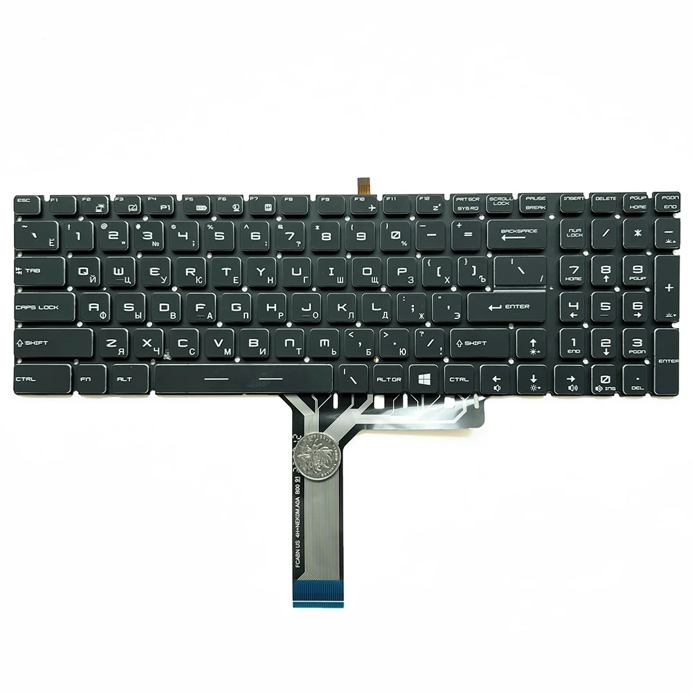 MS-17G3 US/Russian RGB Backlit Keyboard for MSI Creator 17M A9 A9SD A9SE A10 A10SD A10SE,17 A10 A10SFS A10SGS A10SD A10SE A10SF