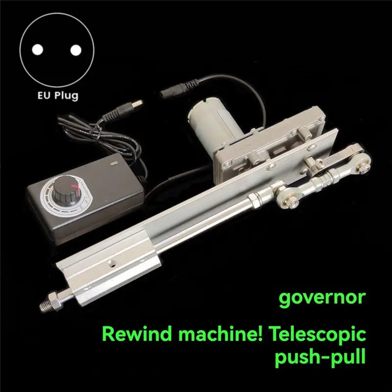 DT17 Telescopic Linear Actuator, DC 12V Reciprocating Linear Motor Push-Pull, 3-15cm Journey, for Automation Robot