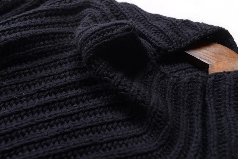 Suéter de Punto ueso Simple y Moderno, Color Puro, Estilo Hoado, Suéter Multicolor, Estilo Urbano, Manga Larga