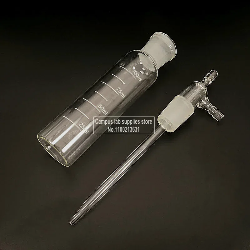 Large Impact Absorption Bottle 10 25 50 75 125ml 250 275ml 500ml Impact Gas Sampling Bottle High Borosilicate