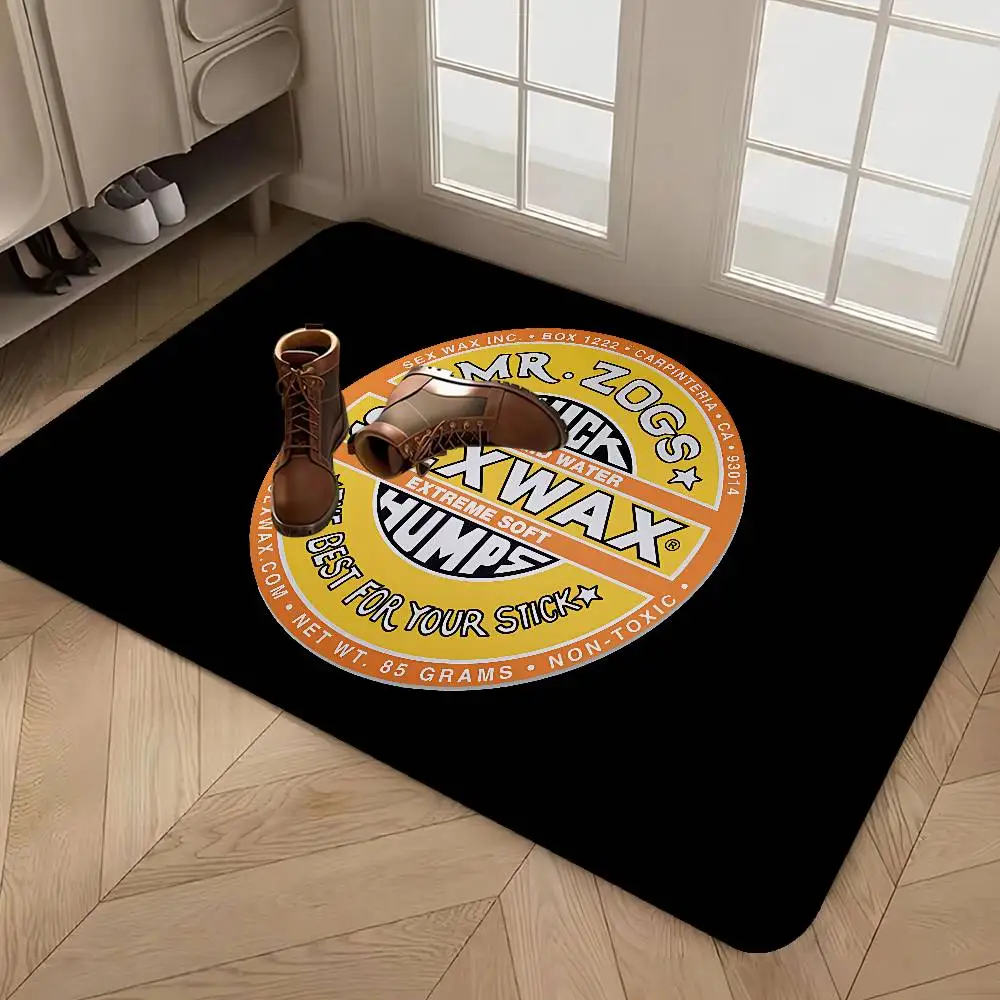 Mr Zogs Surfing Sex Wax Hallway Carpet Non-Slip Laundry Room Mat Laundry Decor Balcony Child Living Room Bedside Area Rugs